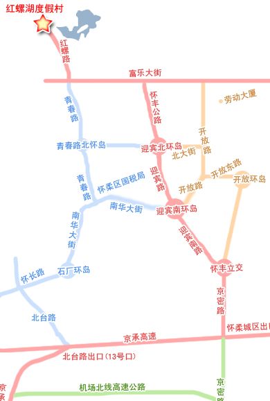 北京红螺湖鸟岛行车路线