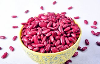 怀柔本地 大红芸豆颗粒大色泽好,具有提高人体免疫能力、增强抗病能力